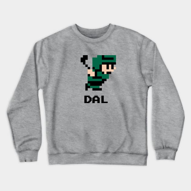 Ice Hockey - Dallas Crewneck Sweatshirt by The Pixel League